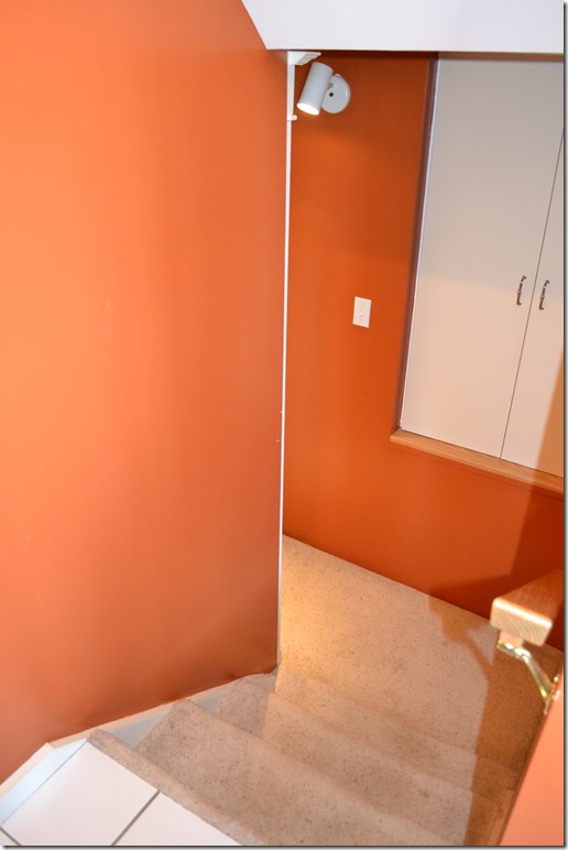 Basement Hallway Before Basement Hallway Before