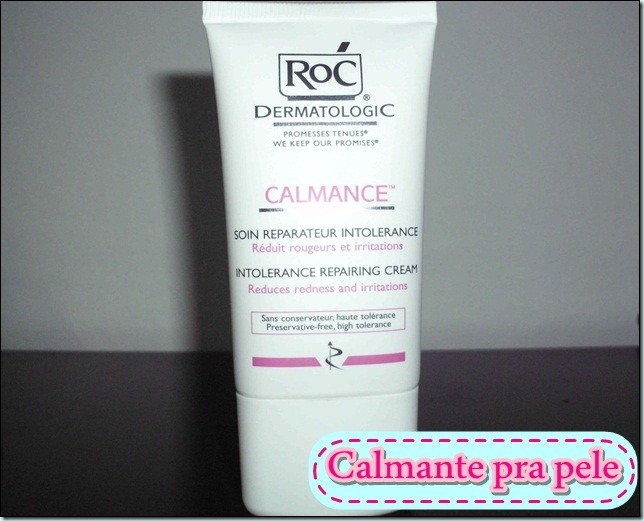 Roc  calmance- hidratante calmante pra pele