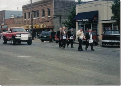 07 Freemasons in the Rainier Days in the Park Parade on July 11, 1998
