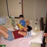 Our tatami mat room at Maria's aunt's house