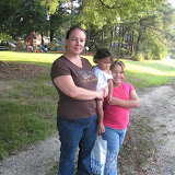 Our across-the-street neighbor Susanna gets on Abigail's bus, too - that's her on the right.