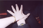 Size comparison of Pete's hands v Reetta's hands. :-)