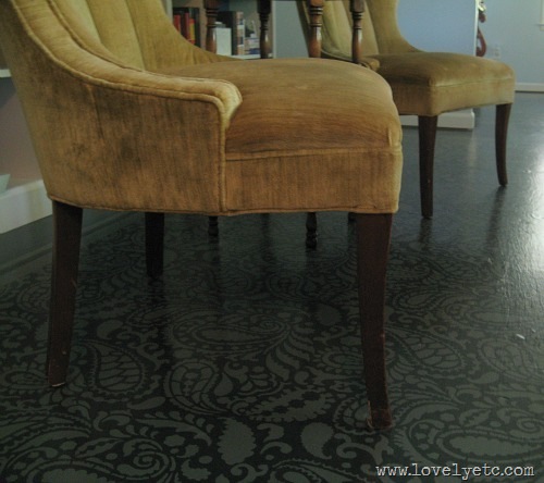 chairs on painted floor chairs on painted floor