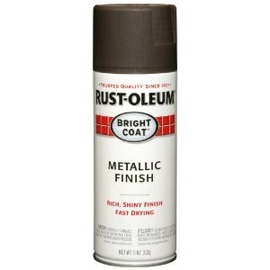 rustoleum bright coat metallic finish dark bronze