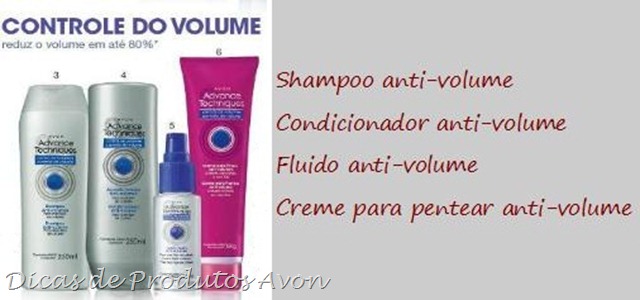 Controle do volume para os cabelos Controle do volume para os cabelos