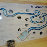 wildwasserrutsche at the olympia pool in Seefeld, Austria 