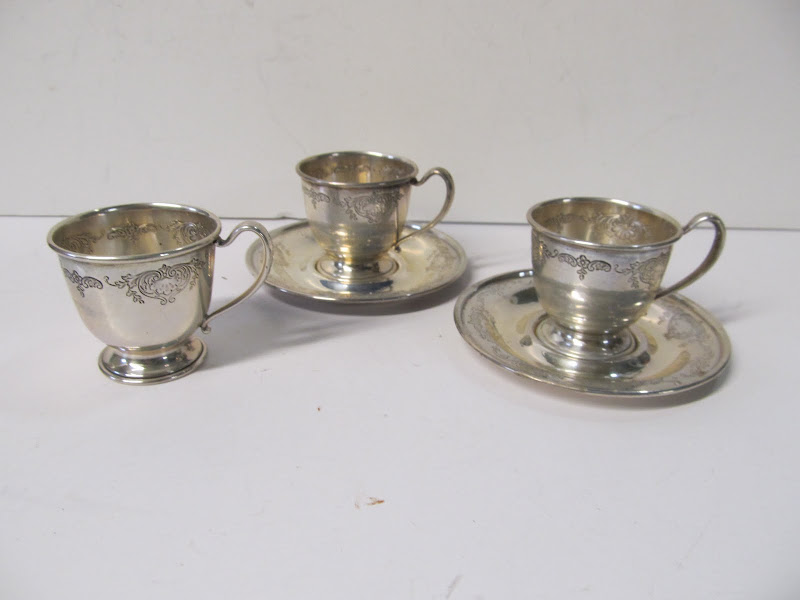 Sterling  SIlver Demitasse Set