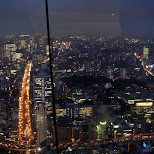 amazing view from tokyo tower by night in Tokyo, Tokyo, Japan