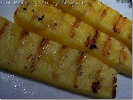 grilled pineapple