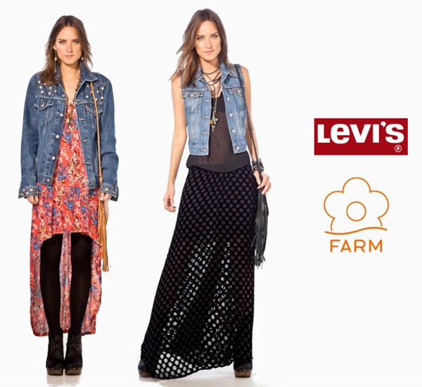 Maria Vitrine - Blog de Compras, Moda e Promoções em Curitiba.: Farm e  Levi's lançam jaqueta e colete jeans na segunda fase da parceria.
