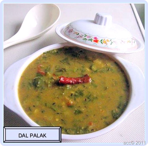 dal palak dal palak