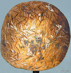 081.1 - Front de Taille (Zoom détail) - 1997<br />
Diam. 62<br />
Sculpture bois polychrome