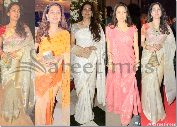 Juhi_Chawla_Saree_Collection