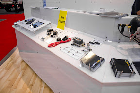 Some new and up and coming AccuAir products in the booth