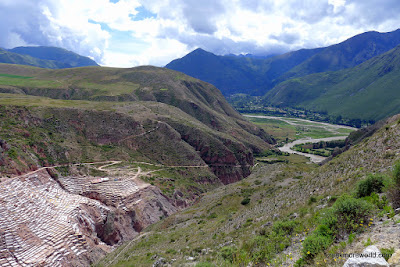 The Salinas salt mines and our first glimpse of the sacred valley.