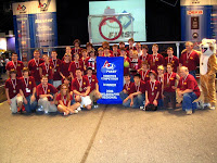 The team posing after our regional win