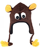 Fleece-lined Wool Hat Art No. 6307 Bear