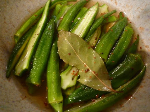 Quick Pickled Okra.
