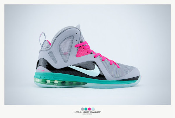 Nike LeBron 9 Elite 8220Miami Vice8221 Ultimate Gallery by Sneakerbox