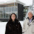 Tine Pars, Rector of Greenland University, with Kue