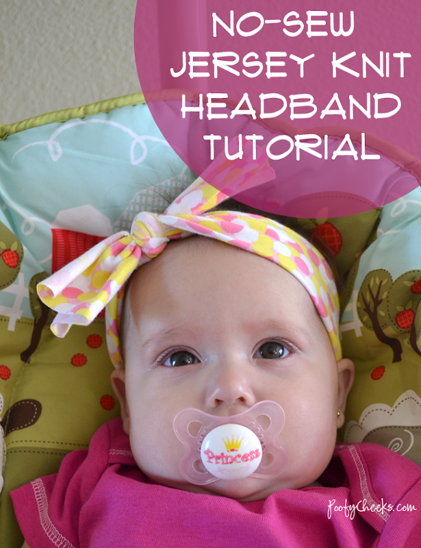 No Sew Jersey Headband Tutorials