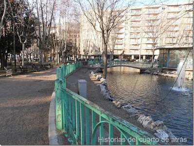 estanque parque de la Alamedilla en Salamanca