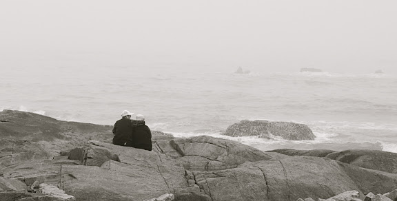 Qingdao - Vieux couple romantique by the sea