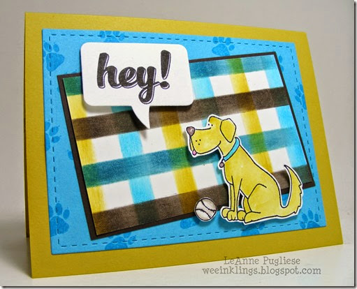LeAnne Pugliese WeeInklings ColourQ253 Hi There Whippersnapper Pup Stampin
