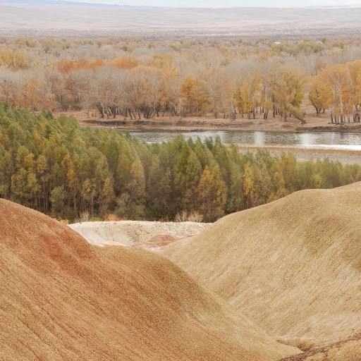 Xinjiang, Haba He - Rainbow Beach Xinjiang, Haba He - Rainbow Beach