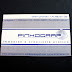 tarjetas de visita en PVC blanco