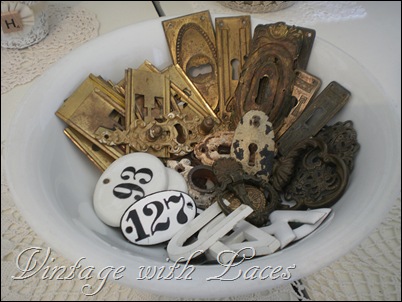 Vintage Hardware Finds - Studio Tour 2012 - Vintage with Laces