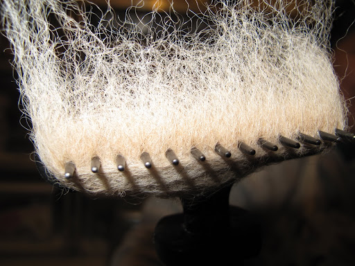 Just look at all of that hair! Better in the brush than tangled on my body.
