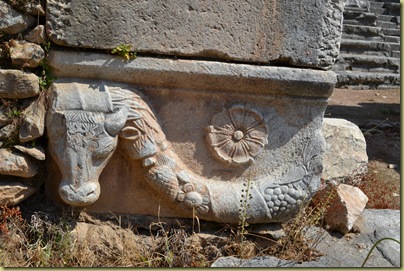 Nysa Bouleuterium reused carving