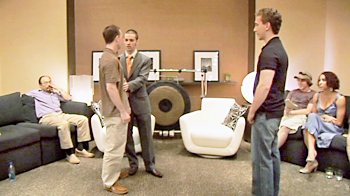 Orleans Teaches Matt How To Project His Voice, Chris Orleans