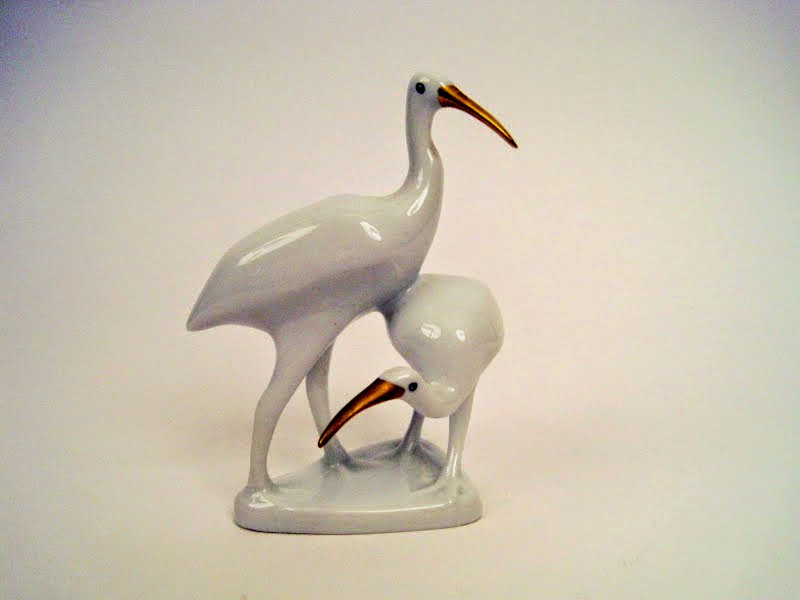 Hollohaza Deux Crane Figurine