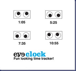 eye clock (Copy)barang lucu dan unik Watch Jam beker