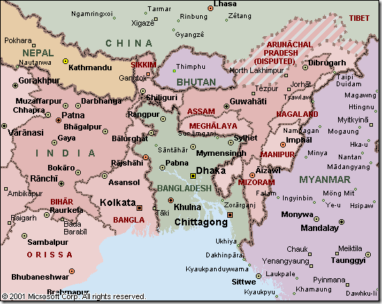 map_india_northeast