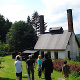 Mr Stryncl's glass-making cottage