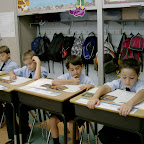 Grade 3 so intent on their work!