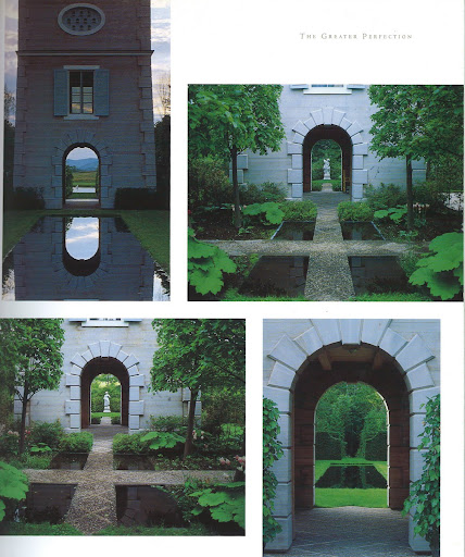 I just love how each archway frames another moment of beauty.