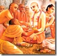 Lord Chaitanya with associates