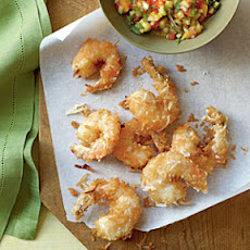 Coconut Shrimp with Pineapple Salsa