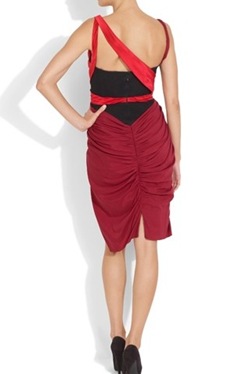 Zac Posen red cocktail dress1