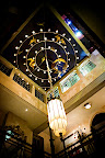 The ceiling of 632 on Hudson boasts an amazing chandelier. The ceiling of 632 on Hudson boasts an amazing chandelier.