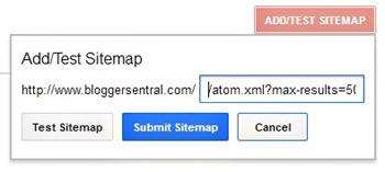 submit sitemap to Google