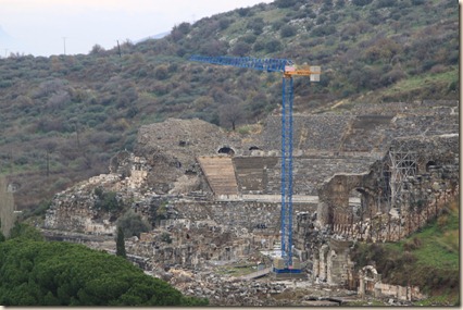 View of the main theatre in Ephesus