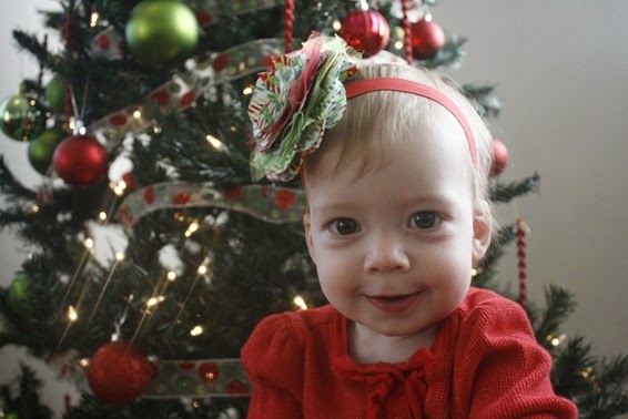 ChriDIY Christmas Headband for a Baby Girl