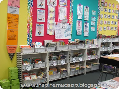 organizing classroom library
