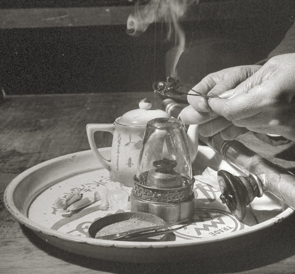 The tools of the trade for opium use, 1946.jpg