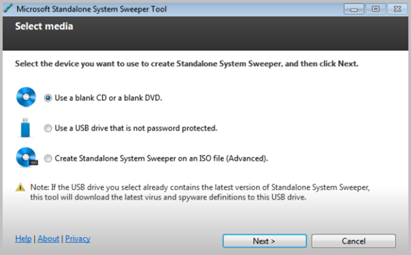 Microsoft Standalone System Sweeper: Removes Malware and fixes Windows